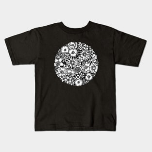 floral sphere Kids T-Shirt